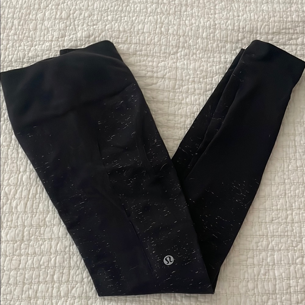 Lululemon Black Speckled Align Leggings